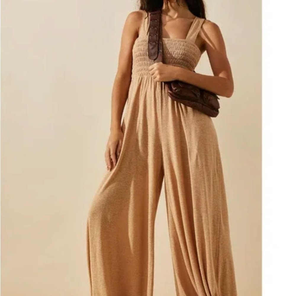 FP Beach Homecoming Jumpsuit S Free People lounge outfit